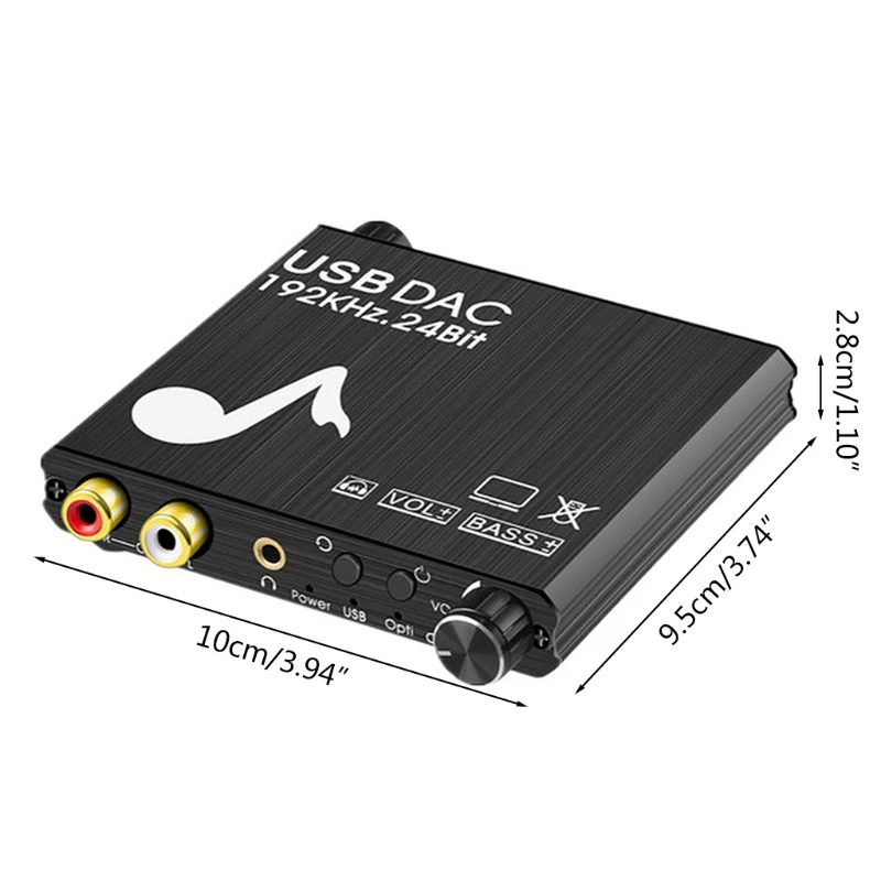 

Digital to analog converter USB sound card digital converter 448F