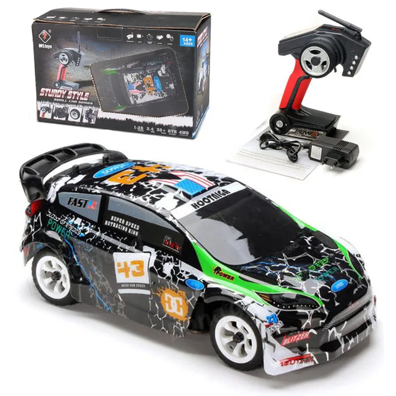 Wltoys K989 1:28 2 4G 4WD RC автомобиль сплав матовый пульт Управление гонки гусеничный RTR
