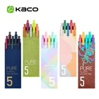 Ручка для письма Kaco 0,5 мм, чернила для гелевой ручки Xiaomi Mijia Kacogreen, цветные заправки, гладкие чернила для письма, прочный для школы и бизнеса