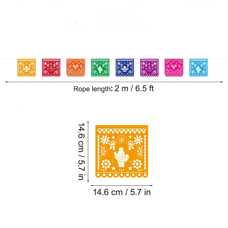 Украшение для вечевечерние НКИ в мексиканском стиле карнавал очереди