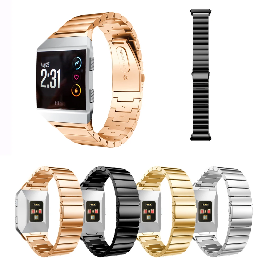 Ремешок для часов Fitbit Ionic из нержавеющей стали металлический сменный ремешок