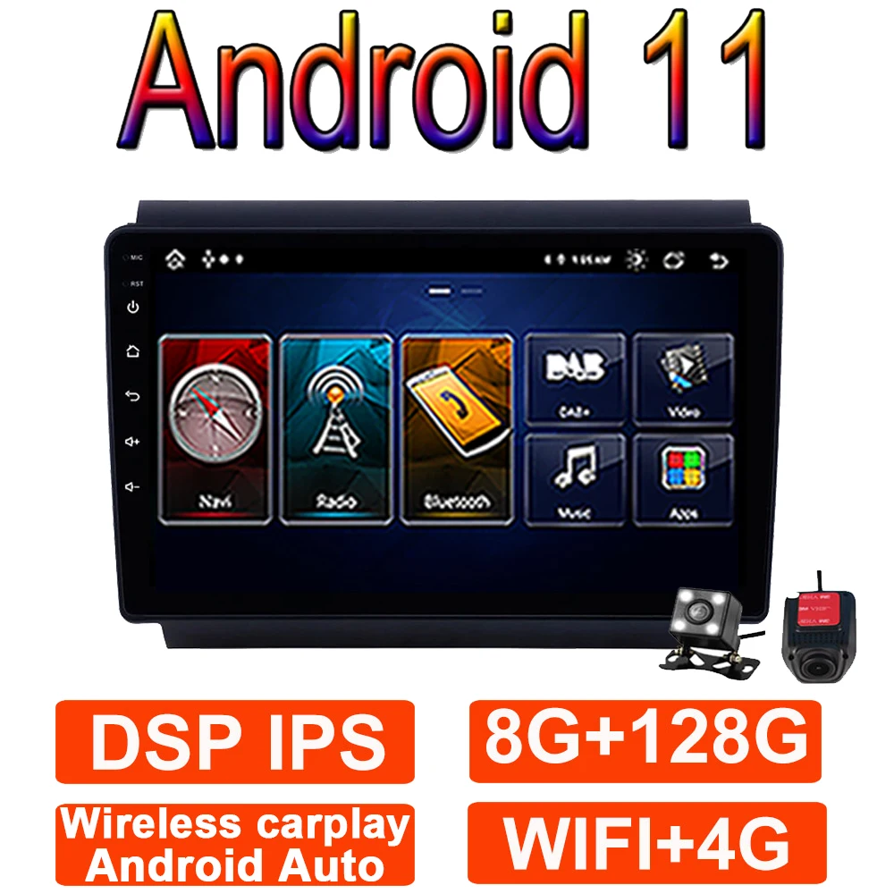 

Автомобильный мультимедийный видеоплеер для Suzuki X5 2013-2017 Android 11 Авторадио беспроводной Carplay GPS навигатор 8 + 128G 8 ядер 4G WIFI BT