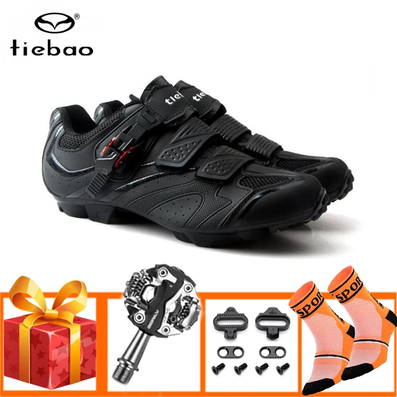 

TIEBAO Sapatilha Ciclismo Mtb Men Women SPD Cleats Pedals Cycling Shoes Mountain Bike Self-locking Athletic Riding Sneakers