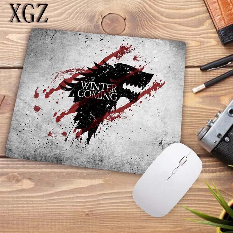 XGZ Игра престолов Песнь Льда и Огня резиновый Настольный коврик для мыши для ноутбука компьютерная клавиатура Коврик для мыши Размер коврика 18x22 см Продвижение