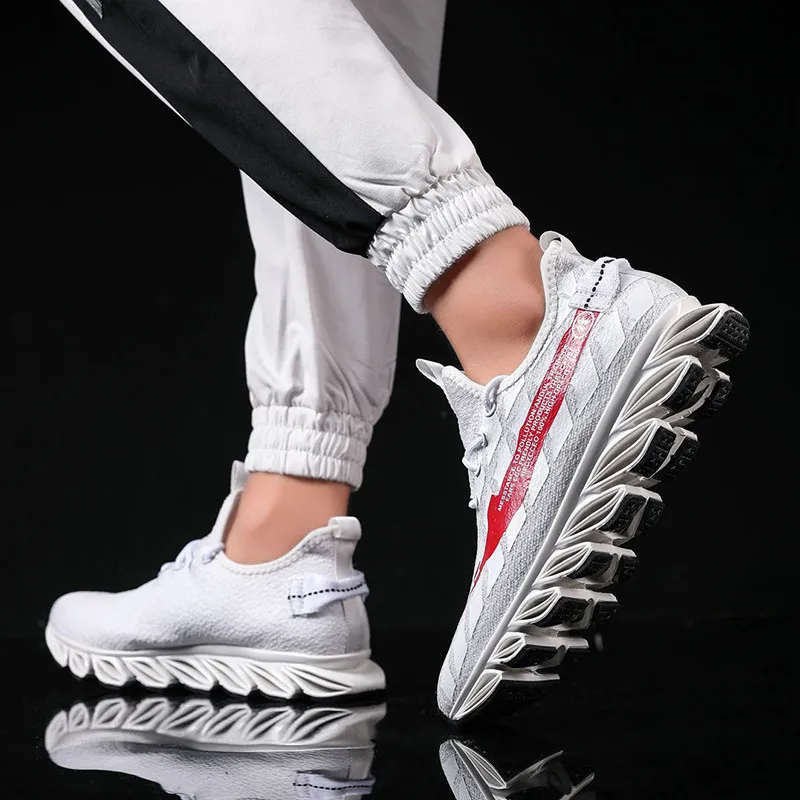 Новые стильные мужские кроссовки с клинком дышащая амортизирующая спортивная