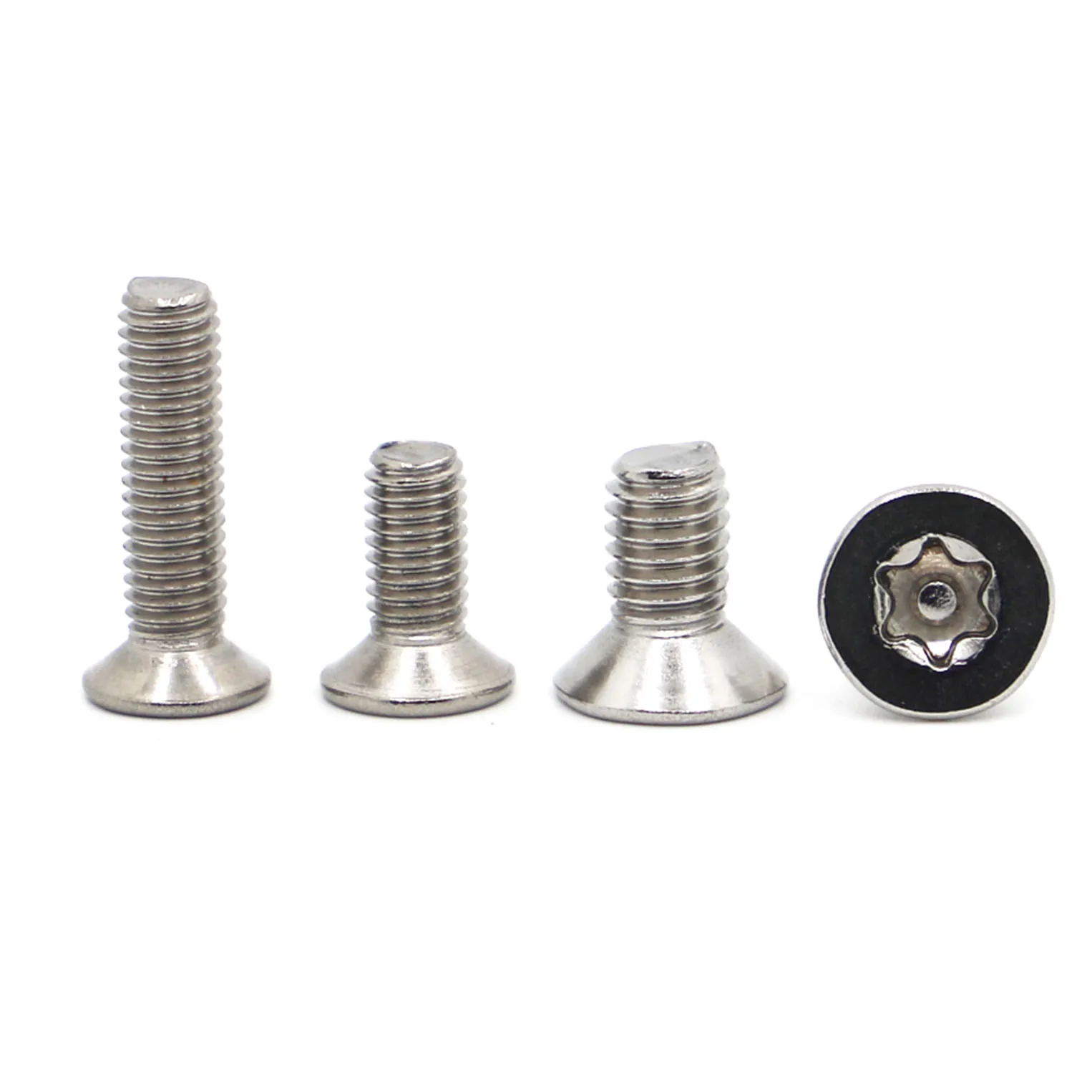 Шестилопастной винт Torx из нержавеющей стали 304 с потайной плоской головкой и