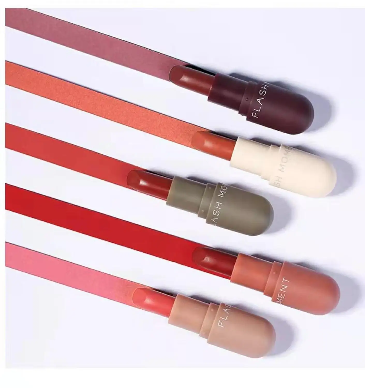FlashMoment 5 цветов Милая Мини матовая губная помада долговечный набор для губ
