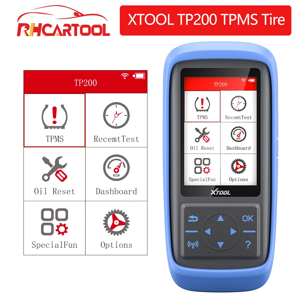 OBD2 XTOOL TP200 TPMS Диагностическое устройство инструмент датчик давления в шинах сброс