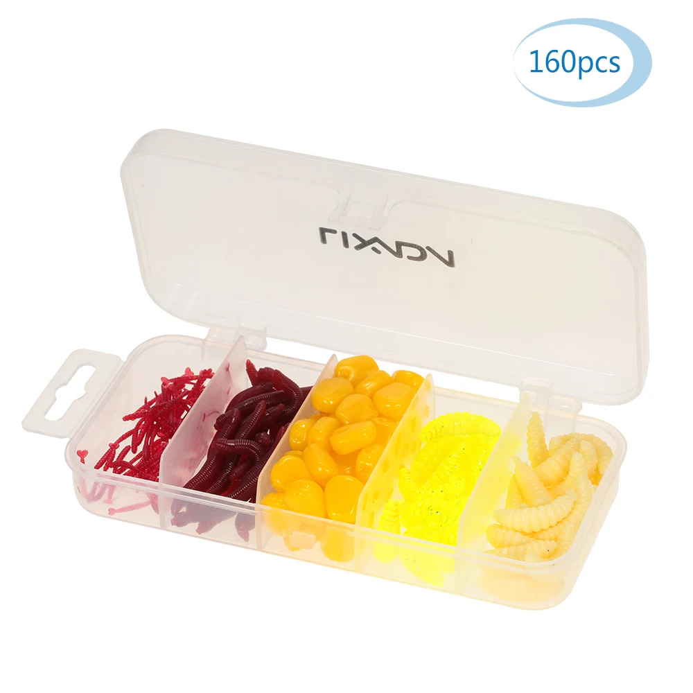 Рыболовные приманки комплект черви мягкие с резиновым покрытием рыболовная