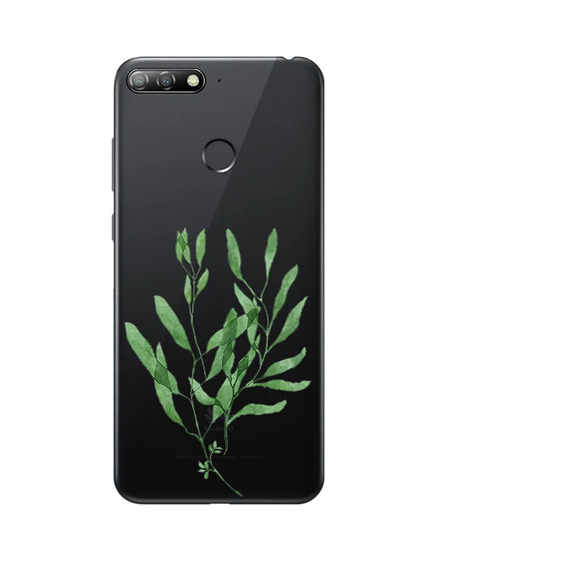 Силиконовый чехол для Huawei Enjoy8e 8E задняя крышка Honor 7A/Enjoy 8E/7A Pro/Y6 Prime 2018 с отпечатком