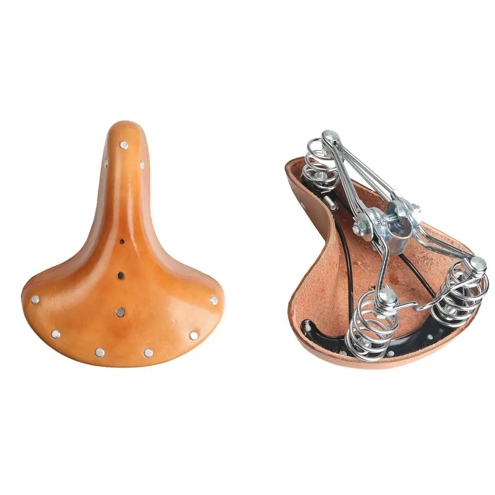 Новое поступление винтажное велосипедное седло из искусственной кожи двойное