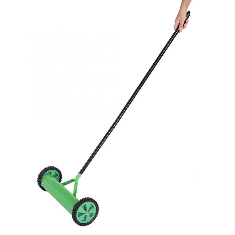 Ролик с шипами для газона уличный садовый аэратор длинной ручкой тяжелый