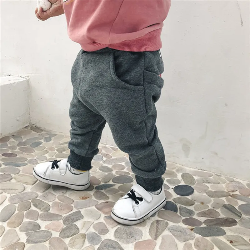 Длинные штаны с принтом Большой Рот Монстра для маленьких мальчиков Леггинсы