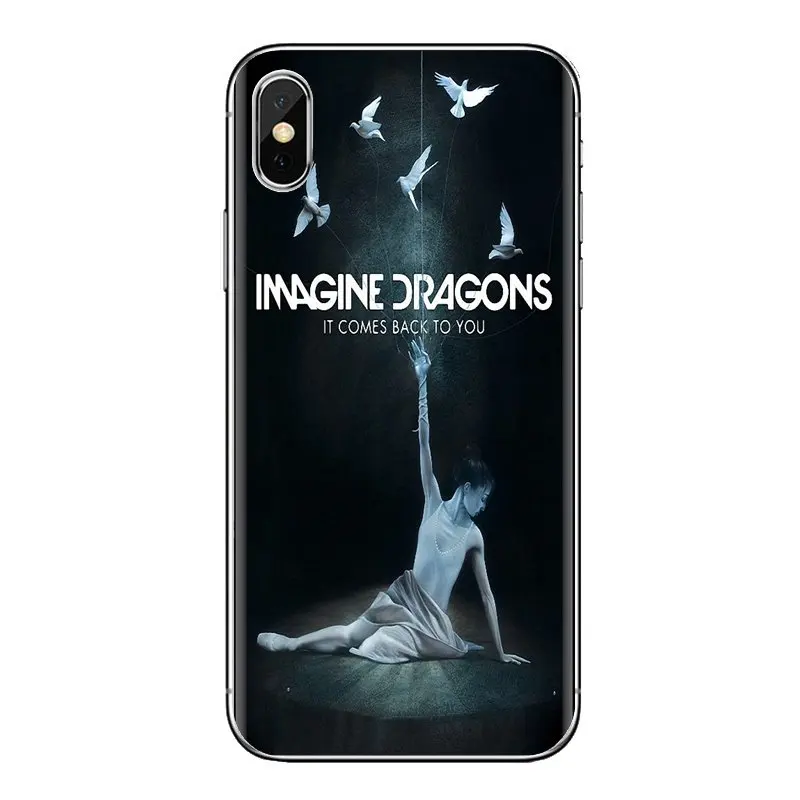 Прозрачный чехол из термополиуретана с оболочки крышки нарисованные Драконы для