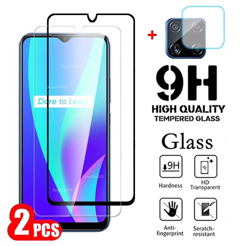 

2Pcs Protective Glass for Oppo Realme C15 C11 X3 SuperZoom Camera Lens Glass on Realmi 6 Pro 6i x2 Safety Screen Protector Film