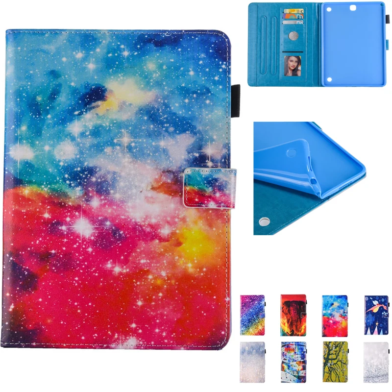 SM-T550, модный красивый пляжный чехол для Samsung Galaxy Tab A 9,7 SM-T555 T550 P555, чехол для смартфона, чехол для планшета из искусственной кожи с подставкой