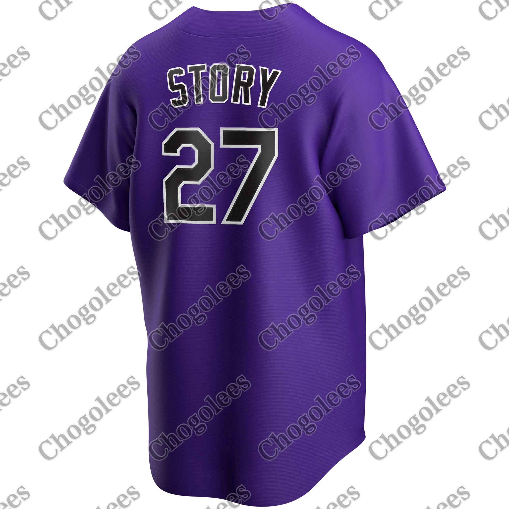 

Baseball Jersey Trevor Story Colorado Alternate 2020 Player Jersey - Purple