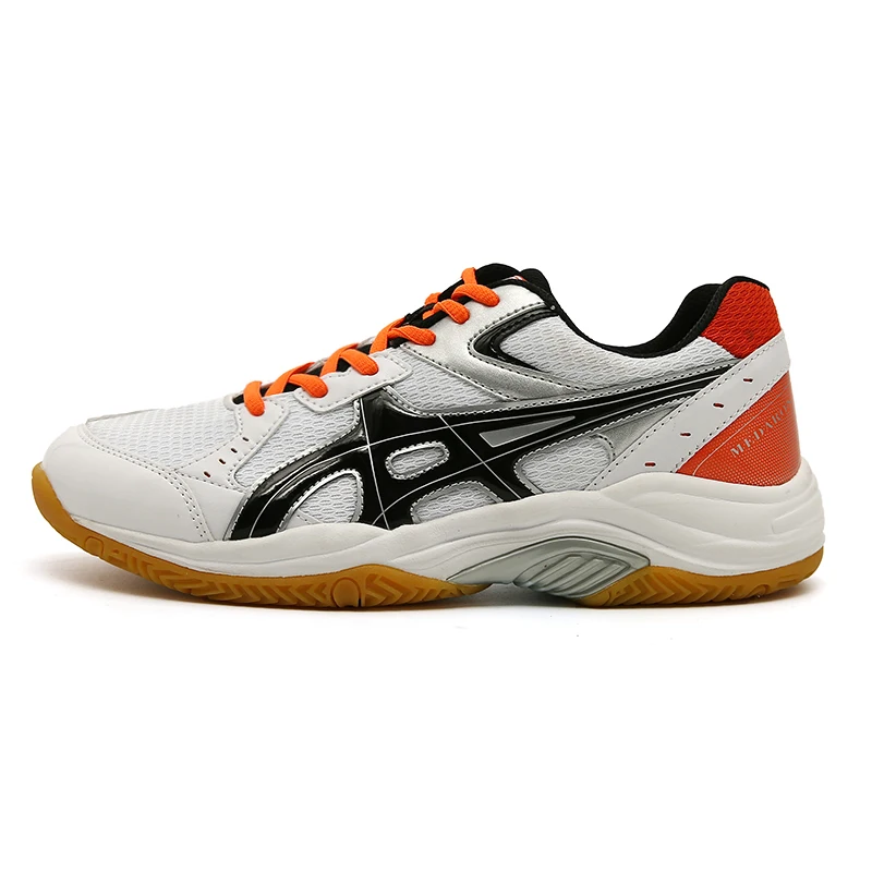 Mens Professional Volleyball Shoes Breathable Sneakers Men Light Weight Badminton Orange Blue Tennis | Спорт и развлечения