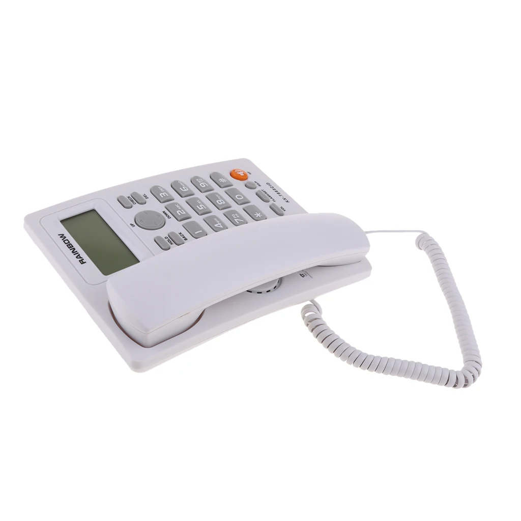 Corded Standard Phone With Answering System Home Business Phone Caller ID