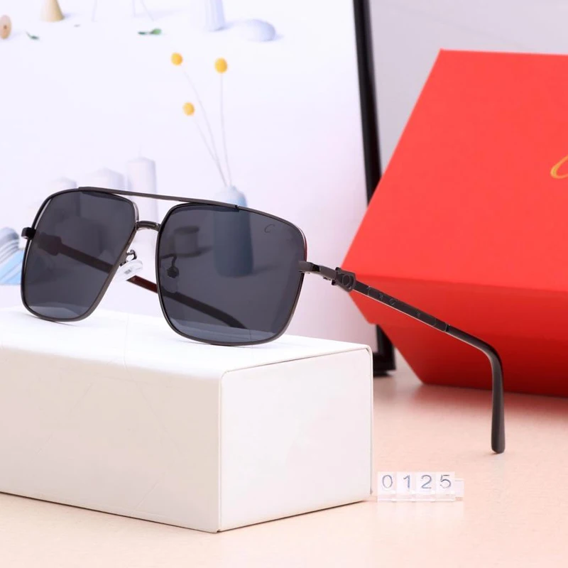 Квадратные Солнцезащитные очки мужские и женские поляризационные в