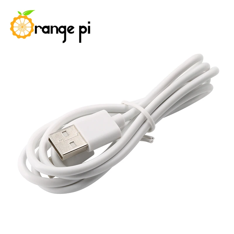 Orange Pi USB turn Type-C 2.0 Power Cable 120MM Wire with White Color Suitable for Orange Pi 4/4B Boards