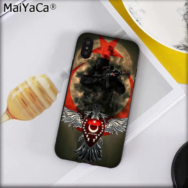 A8 Чехол для телефона MaiYaCa с флагом Турции, Анталия, Мустафа, Кемаль, Ататюрк, ТПУ для iphone 11 pro 8 7 66S Plus X XS MAX 5s SE XR - Цвет: A8