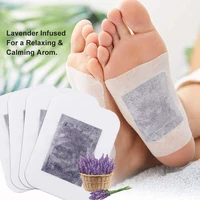 20 pcs cleaning detox foot patches lavender slimming pads for pain relief stress deep sleep remove body toxins weight loss