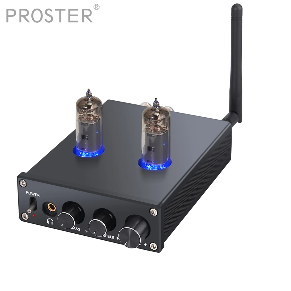 PROZOR 50 Вт + цифровой усилитель мощности стерео аудио 6J4 вакуумные трубки Bluetooth 4 2