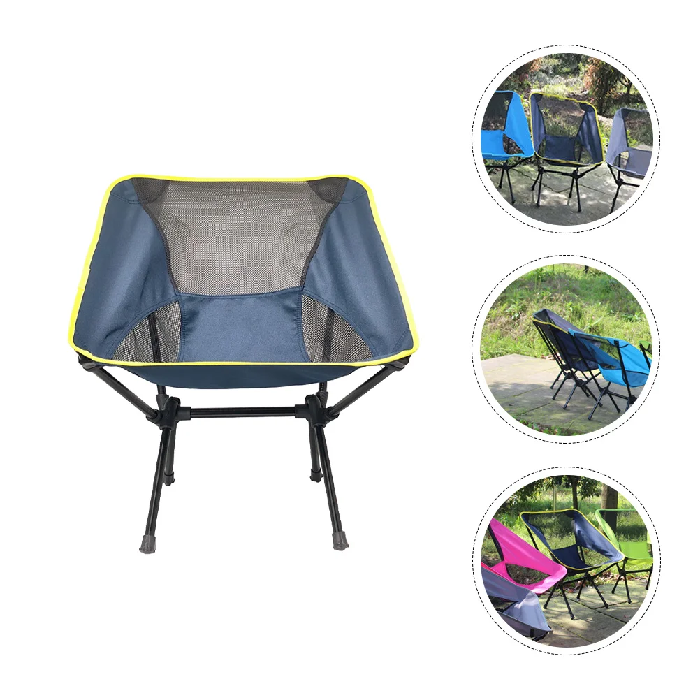 

1pc Camping Stool Useful Creative Durable Practical Folding Stool Outdoor Folding Chair Fishing Stool