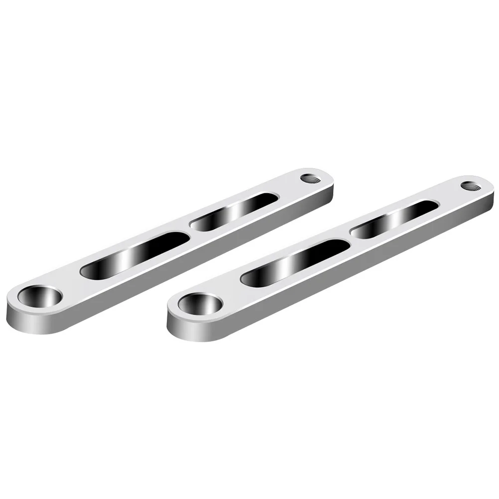 

2pcs Motorcycle Extension Light Brackets Vehicles Extension Racks (White)