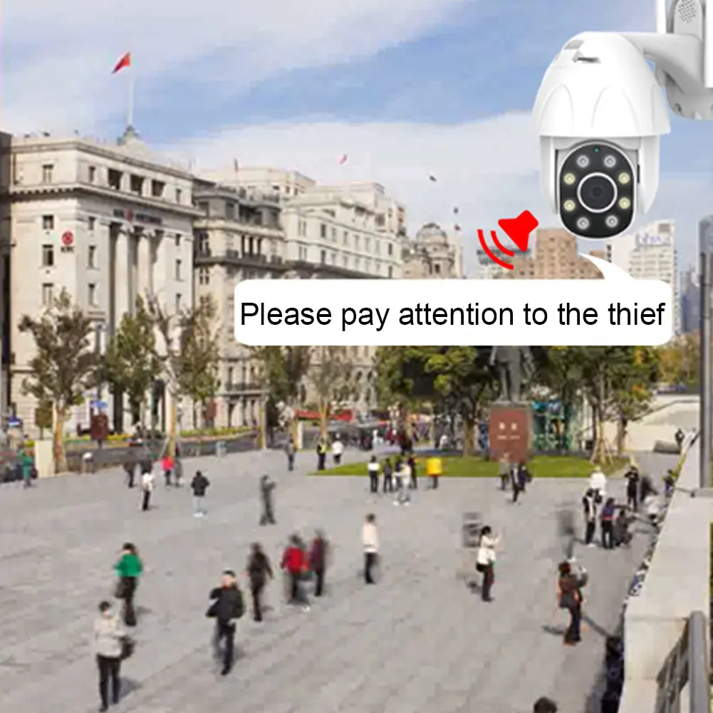 1080P сетевая Простая установка для наружного наблюдения Водонепроницаемая мини