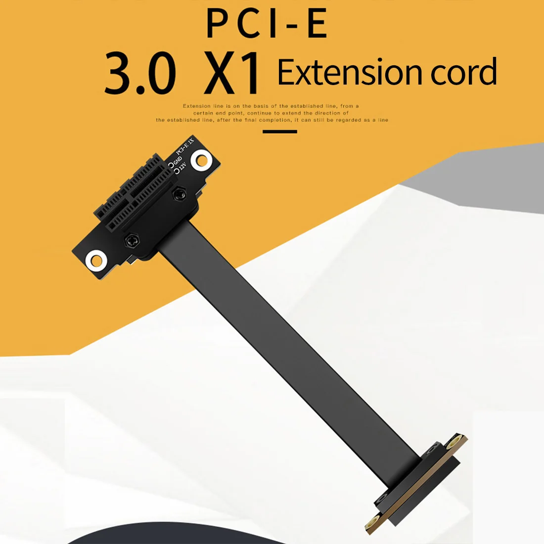 

Женский Удлинительный кабель PCI-E 3,0 1x к 1x, высокоскоростная карта расширения 8G/bps PCI Express, ленточная карта расширения с поддержкой PCI-E 1x 4X 8X 16x