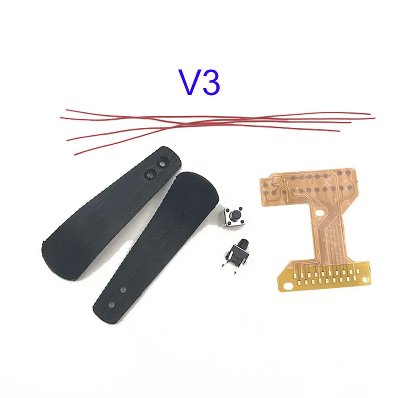V3 black full Для PS4 Remapper V1 V3 W/Весла для PS4 контроллер remapper моддинг лента доска для весла кнопка переключения провода комплект - Цвет: V3 black full