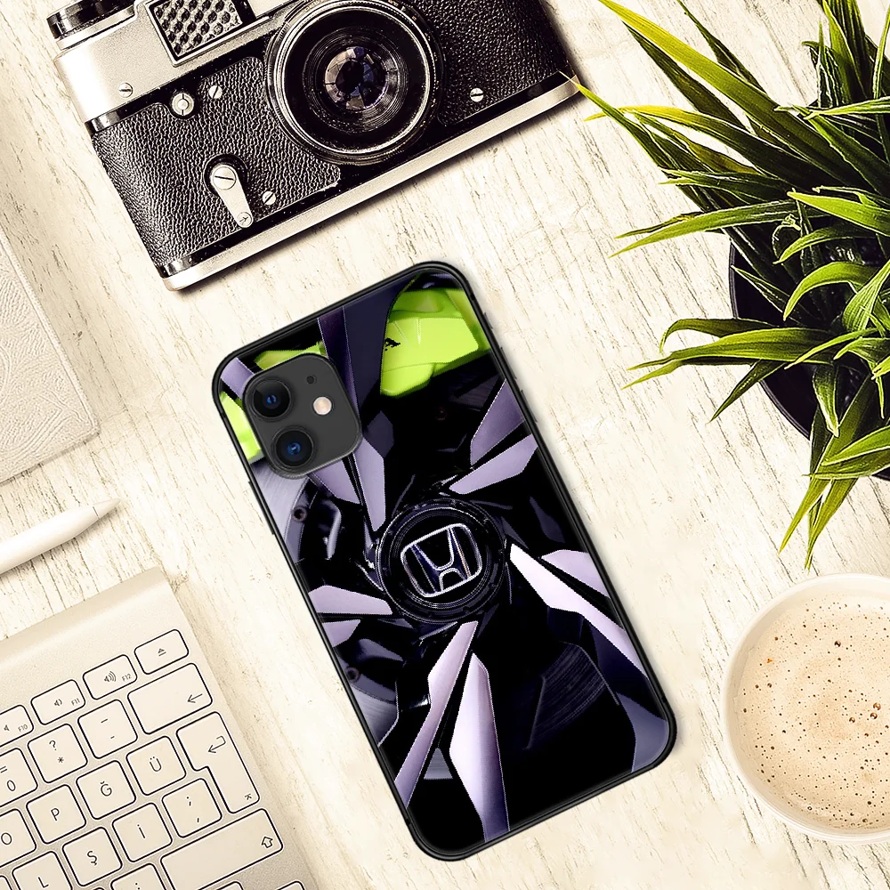 

Honda JDM Sport Car Cool Phone Case Cover Hull For iphone 5 5s se 2020 6 6s 7 8 12 mini plus X XS XR 11 PRO MAX black Cover