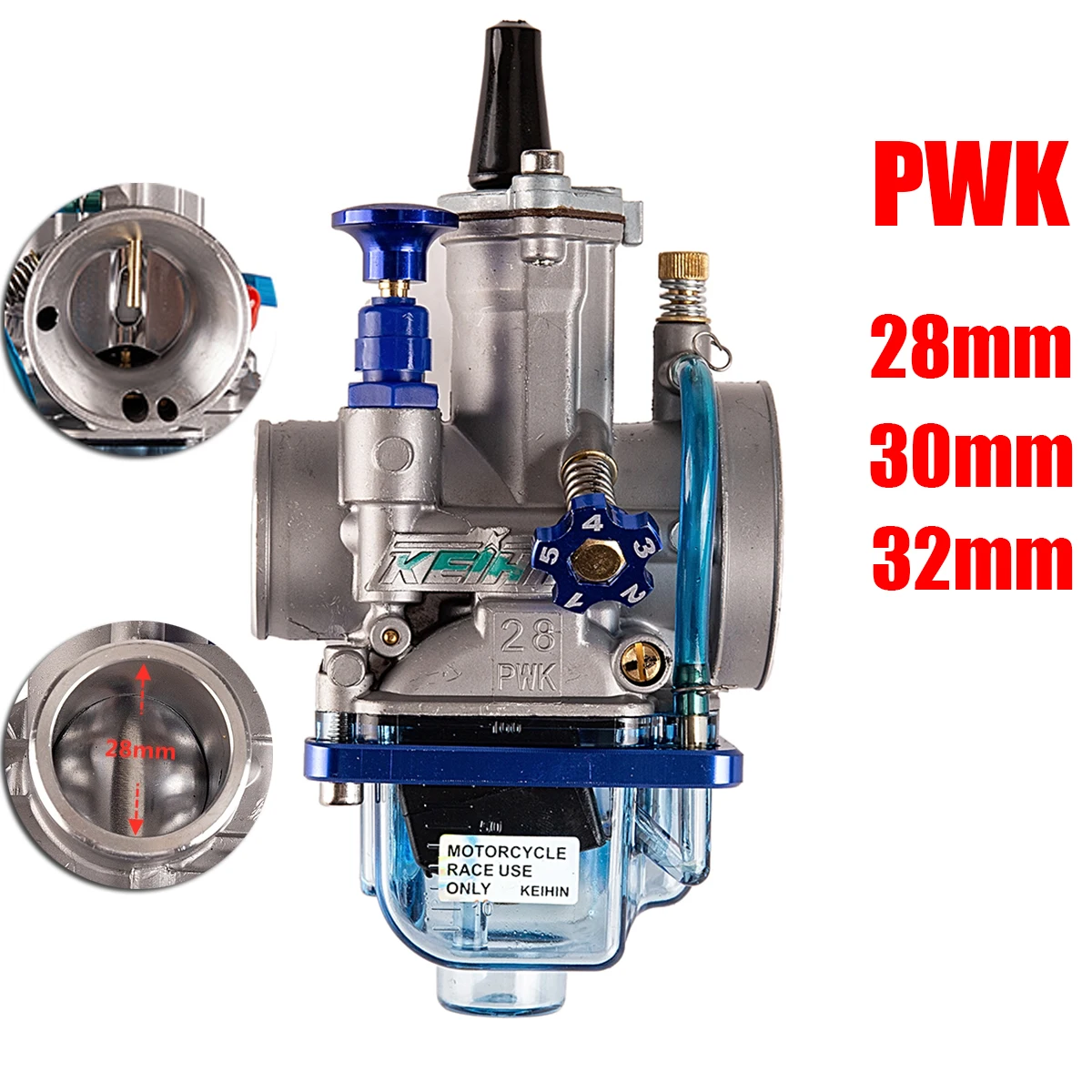 

Карбюратор для Keihin Mikuni, Универсальный прозрачный карбюратор для PWK 28, 30, 32 мм, 2T, 4T, для Yamaha 75cc-250cc