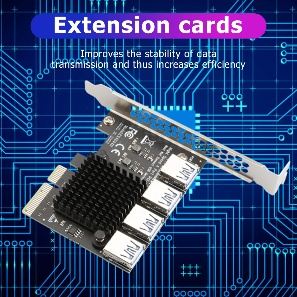 

Переходник Micro SD Pcie 4X 1-4/6 USB 3.0 для майнинга BTC