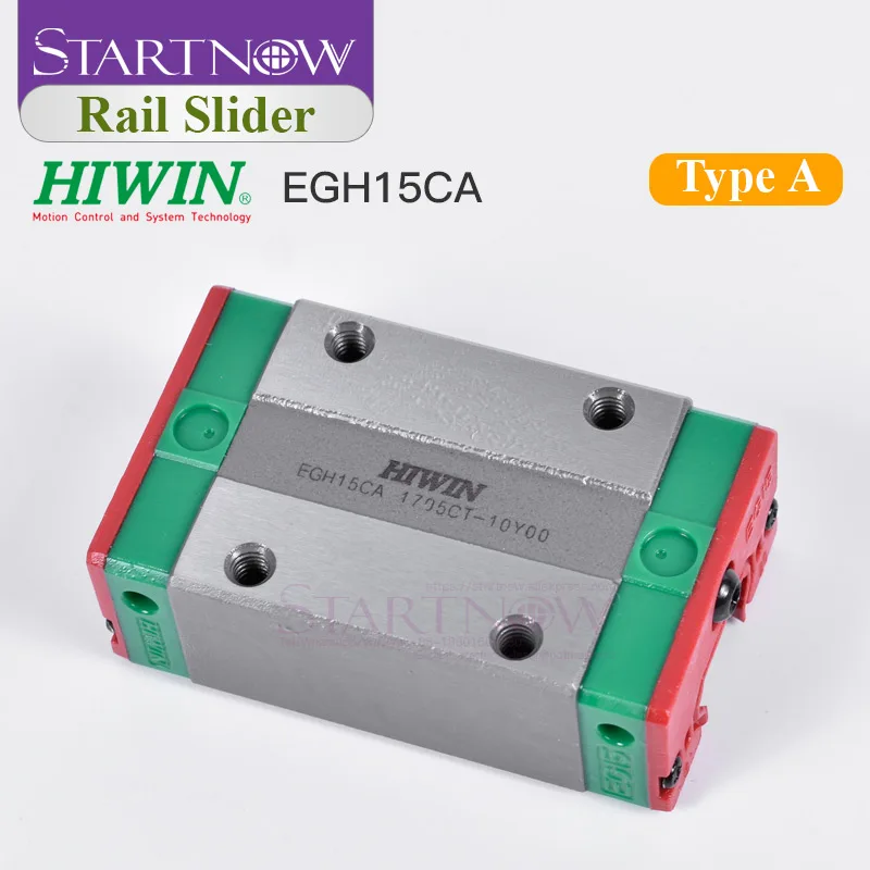 Тайваньский HIWIN EGH15CA MGN9H ползунок Блок Линейный рельсовый направляющий подшипник для фрезерного станка с ЧПУ деревообрабатывающий лазерный станок 3d принтер