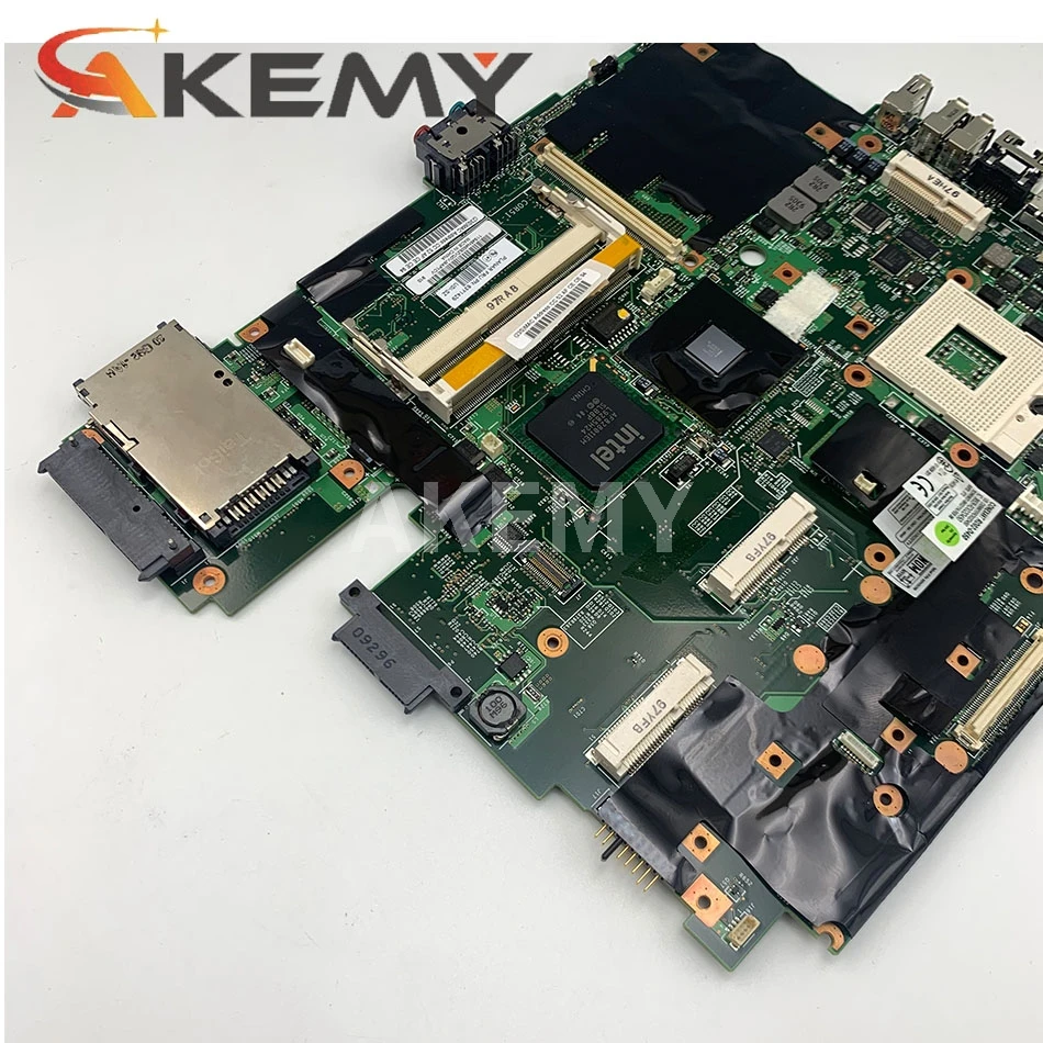 akemy for lenovo thinkpad t500 motherboard gm45 ddr3 100 fully tested high quality free global shipping