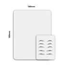 KZBOY, 10 шт., двухсторонние Мягкие силиконовые мягкие микроблейдинг, тату, латексная кожа, белые поддельные тренировочные накладки для начинающих