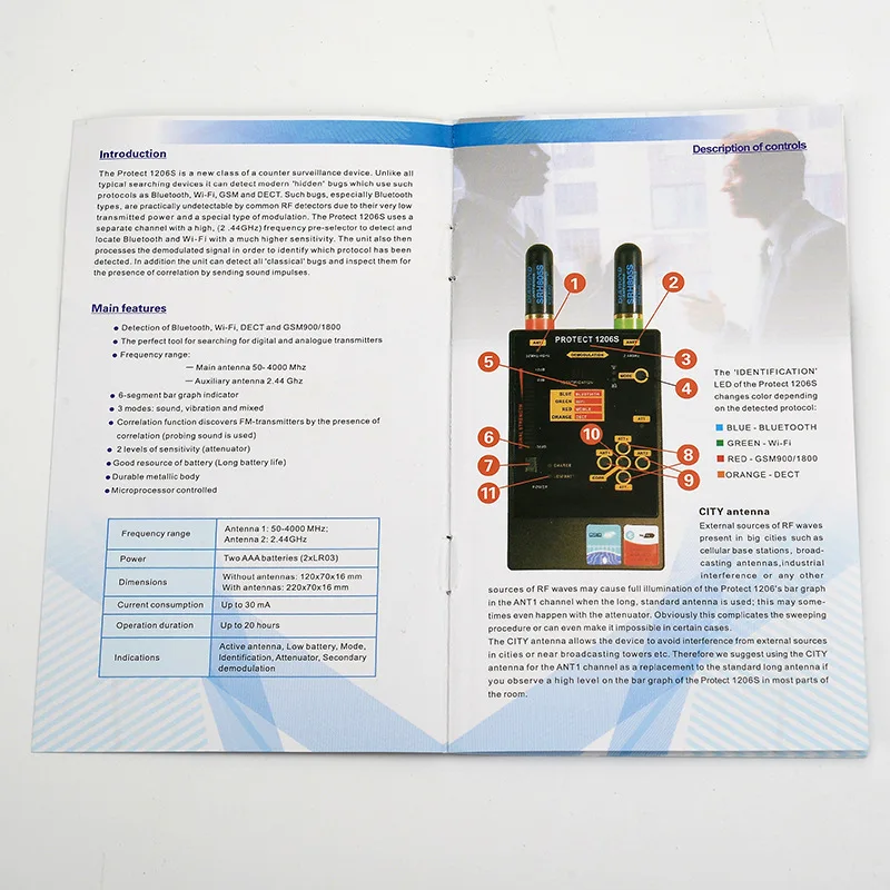 Беспроводная камера видеонаблюдения 1206s с защитой от подкрадывания и