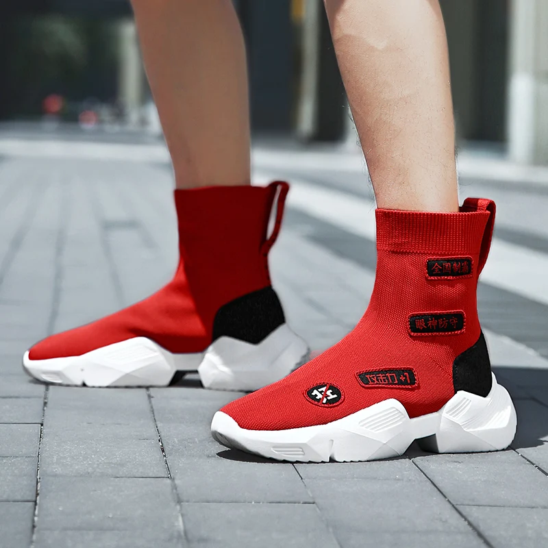 Дышащие парные носки Модная мужская повседневная обувь Chaussures Homme Лоферы Мужские