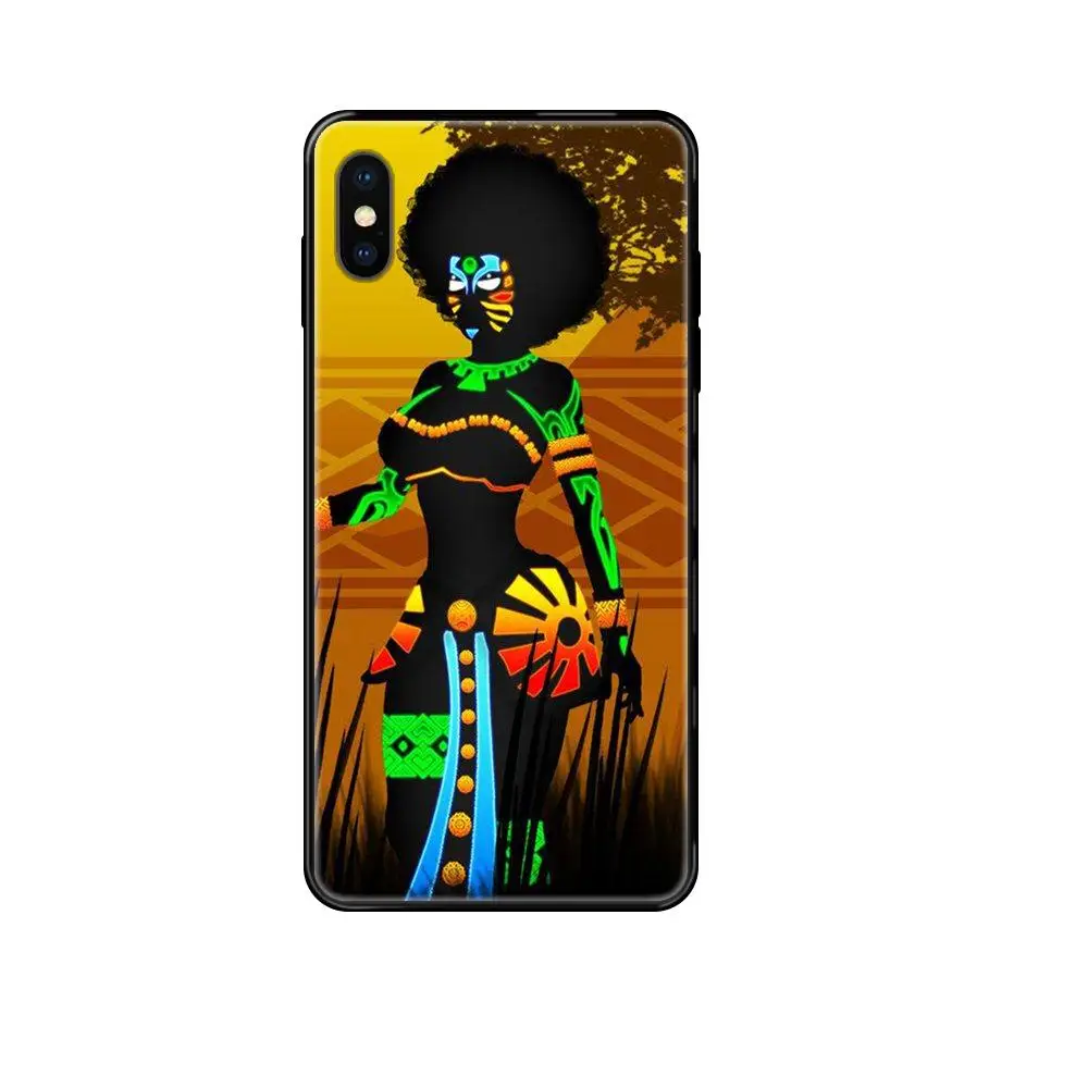 Для Galaxy Note 4 8 9 10 20 Plus Pro J6 J7 J8 M30s M80s Ultra J600 J730 J810 художественная африканская богиня