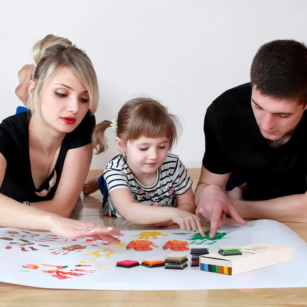 

Милый мультяшный чернильный коврик для самостоятельного оформления, пластиковый чернильный коврик для скрапбукинга, оформления искусственных предметов, 20 шт./лот