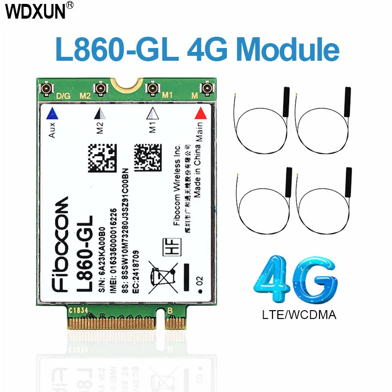 Fibocom L860-GL 4g lte módulo m.2 cartão