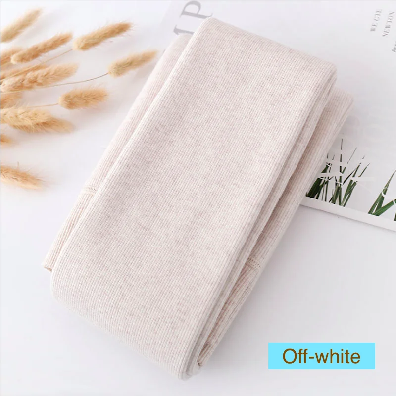 Off-White-Tights Зимние Колготки размера плюс, женские колготки из хлопка с искусственным кашемиром, толстые теплые колготки для высоких девушек - Цвет: Off-White-Tights
