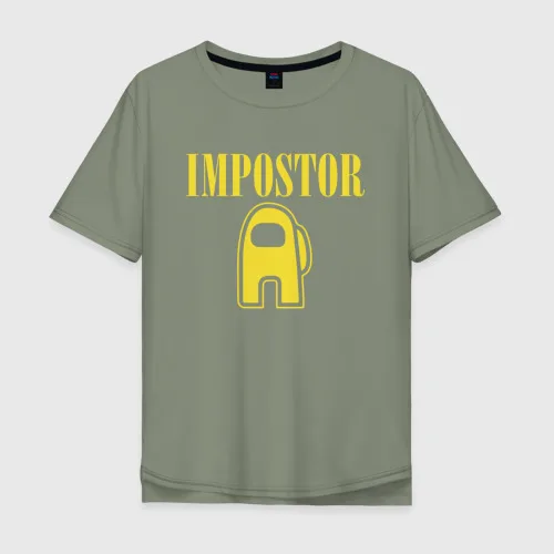 Мужская футболка хлопок Oversize IMPOSTOR \ NIRVANA.|Мужские футболки| |