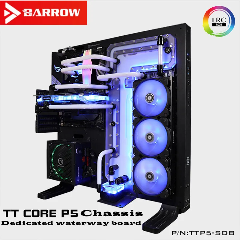 Курган 5V водяной водного охлаждения доска для TT Thermaltake Core P5 чехол акриловый
