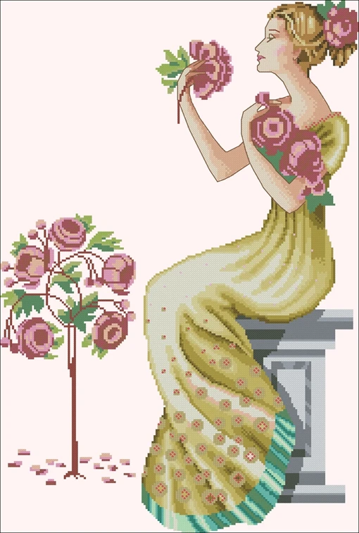 Наборы для вышивки крестом настоящий продукт Египетский длинный штапельный