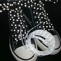 1pair 3m reflective shoelaces sneaker shoelace sport shoelaces round rope shoe laces length 120cm shoelaces strings
