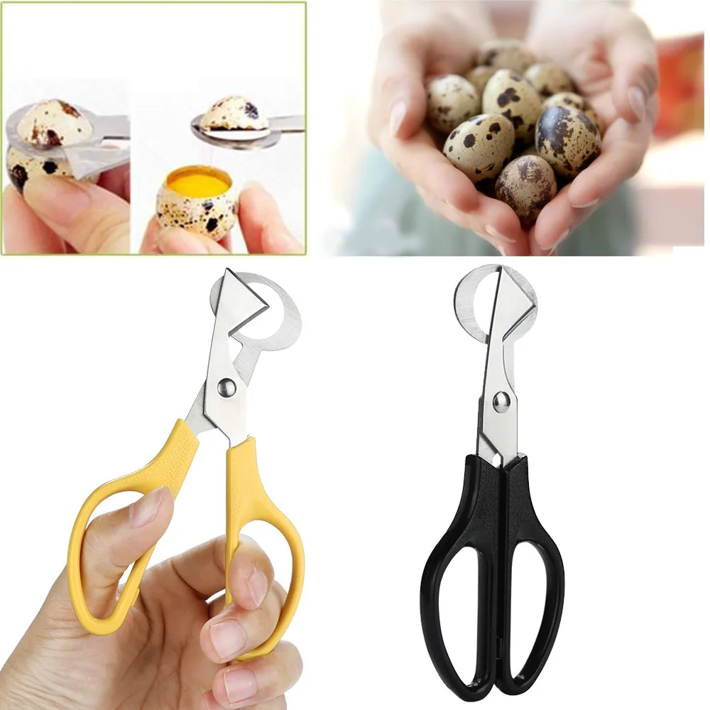 Pigeon Quail Egg Scissors Cracker Opener Cigar Cutter Stainless Steel Egg-cutting Tool Kitchen Gadgets For Eggs | Дом и сад